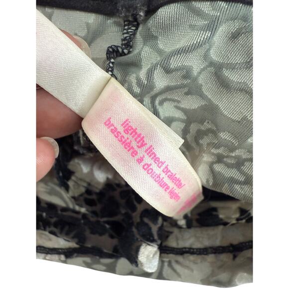 Victoria Secret Pink Light Lined Bralette Velvet Womens Large - Picture 6 of 8